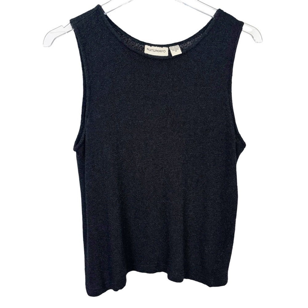 Putumayo Vintage Knit Sleeveless Top Size Medium